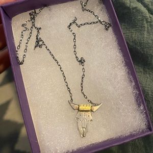 Susan Elenor gold and silver steer